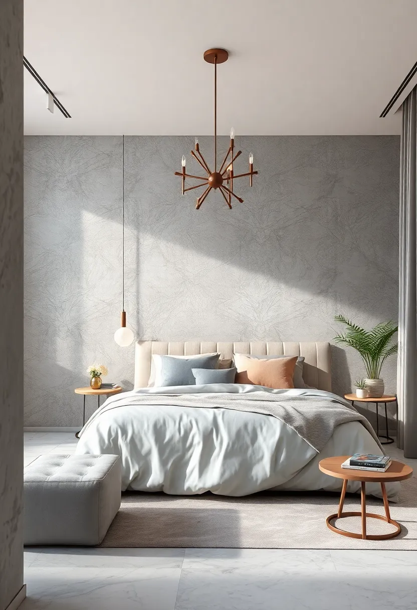Soft ⁢Ash Gray ‍and⁣ Satin Silver Patterns: Subtle contrasts that enrich bedrooms with a calm, elegant vibe