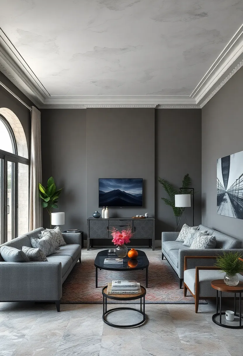 Misty gray Textiles with⁢ Antique Silver Details: ⁢Timeless ​charm that blends ​vintage with modern elegance