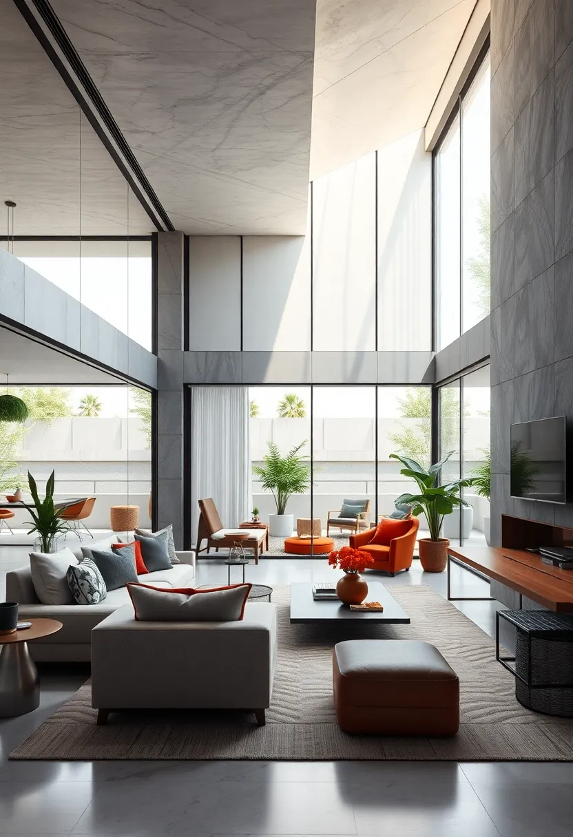 A minimalist masterpiece in the⁢ heart of the ​city,⁢ where floor-to-ceiling ⁣glass‌ partitions create ⁣seamless indoor-outdoor⁤ living spaces