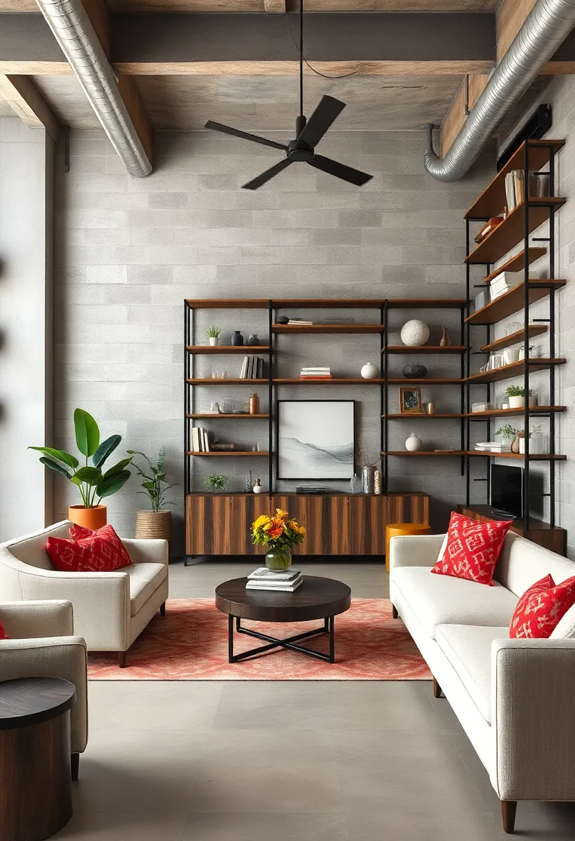 Reclaimed Wood Shelving ⁢units to Add Warmth