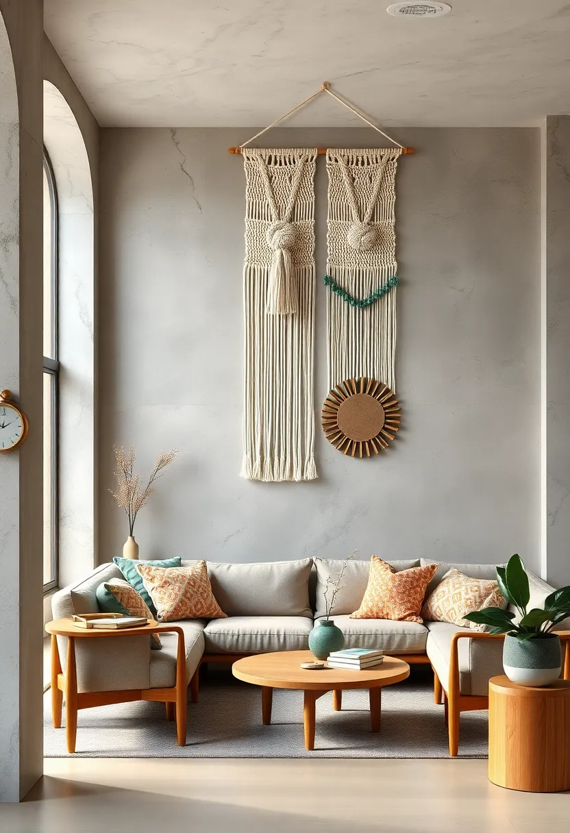 Handwoven Macramé⁢ Wall Hangings ⁢with Geometric​ Knots