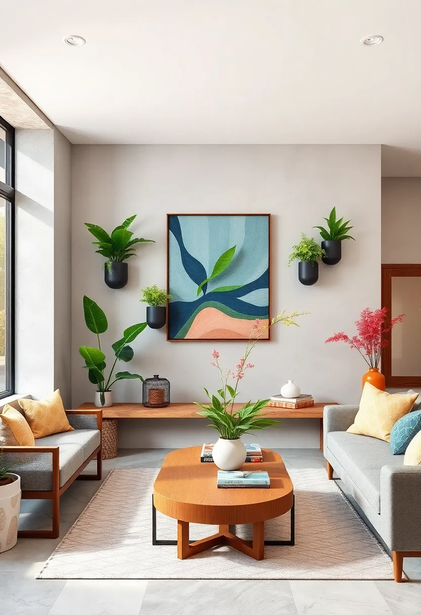 Artistic⁢ wall-Mounted Planters with Clean⁢ Lines