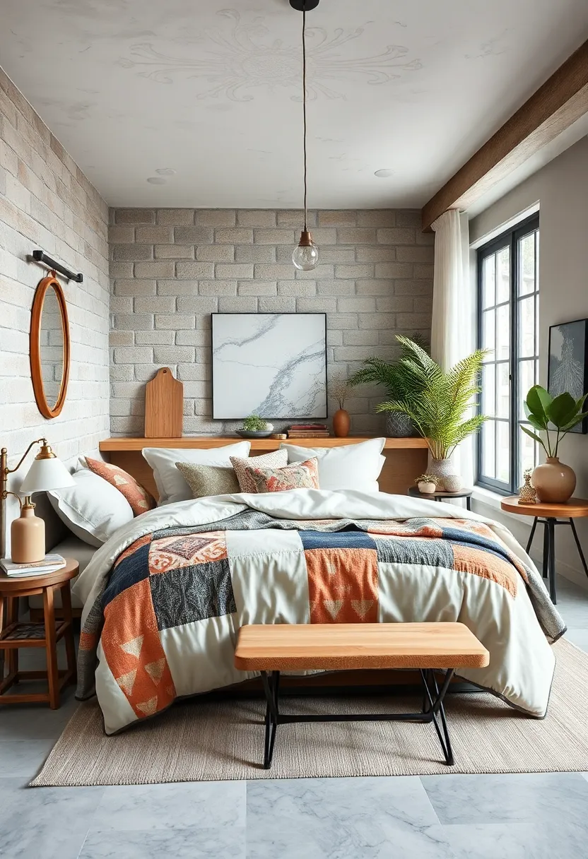 Combine⁣ traditional patchwork quilts with minimalist bedding in​ neutral tones for cozy sophistication