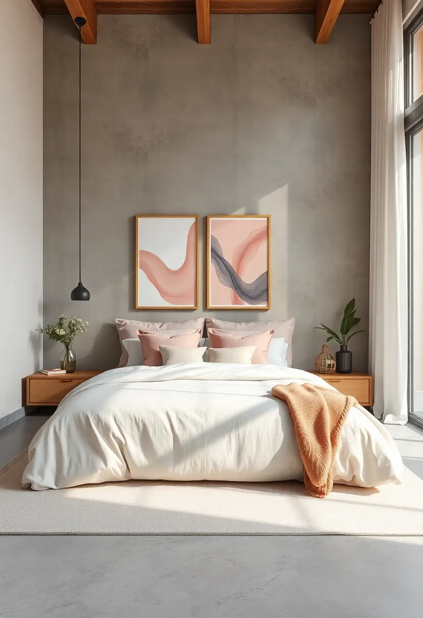 Select ‌blush-toned art prints that evoke calm and inspiration