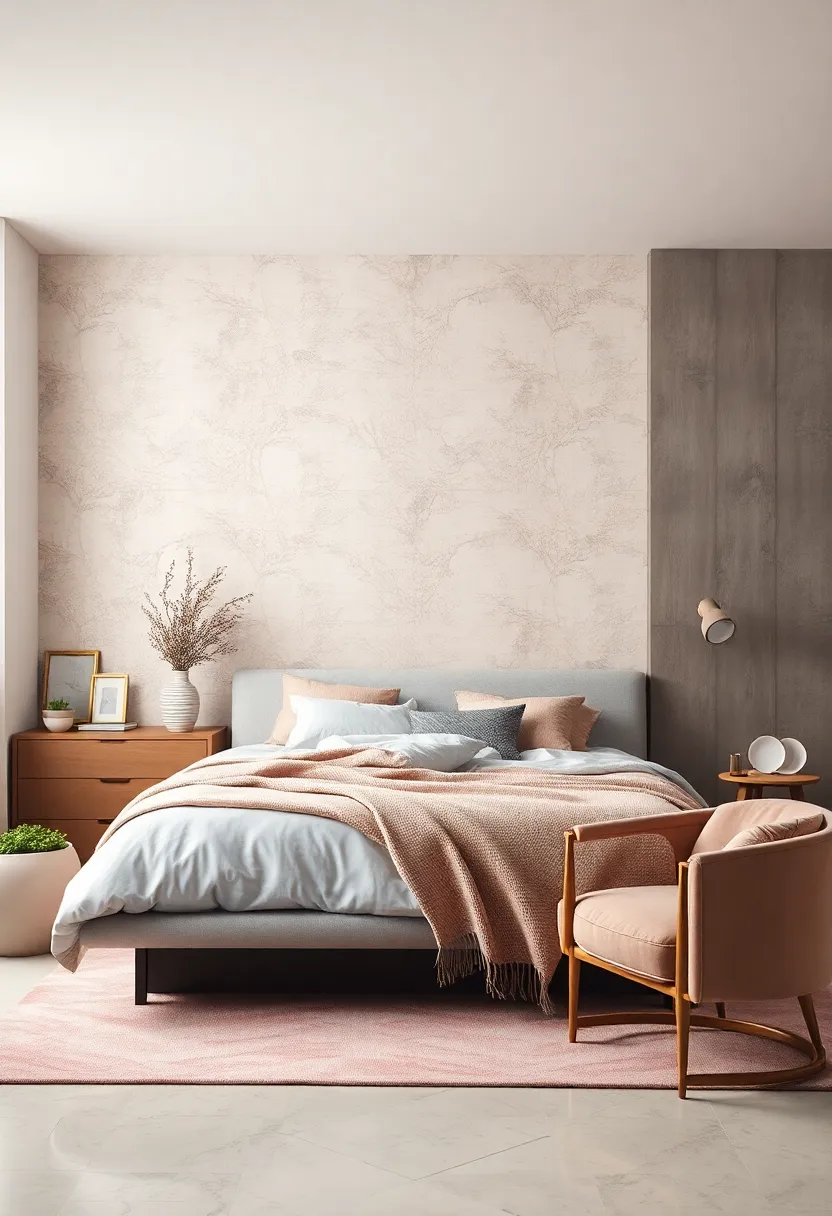 Select ‌muted pastel wallpaper with subtle patterns to enrich ‌the walls