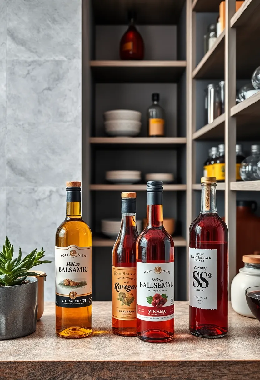 A ⁢Variety‌ of Vinegars ​(Balsamic, Apple Cider, Red Wine)