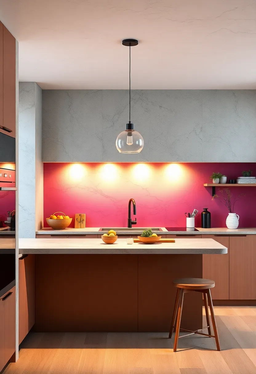 Color Gradient Splashbacks Blending ‍Soft Pastels or⁤ Rich Hues to Create Seamless Visual Transitions