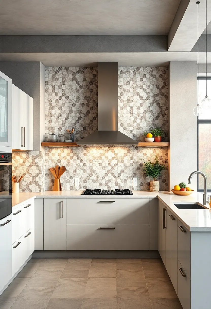 Intricate Mosaic‌ Patterns⁤ Offering a Artistic and ‍Unique Focal Point for ⁢Contemporary Kitchen⁢ Designs
