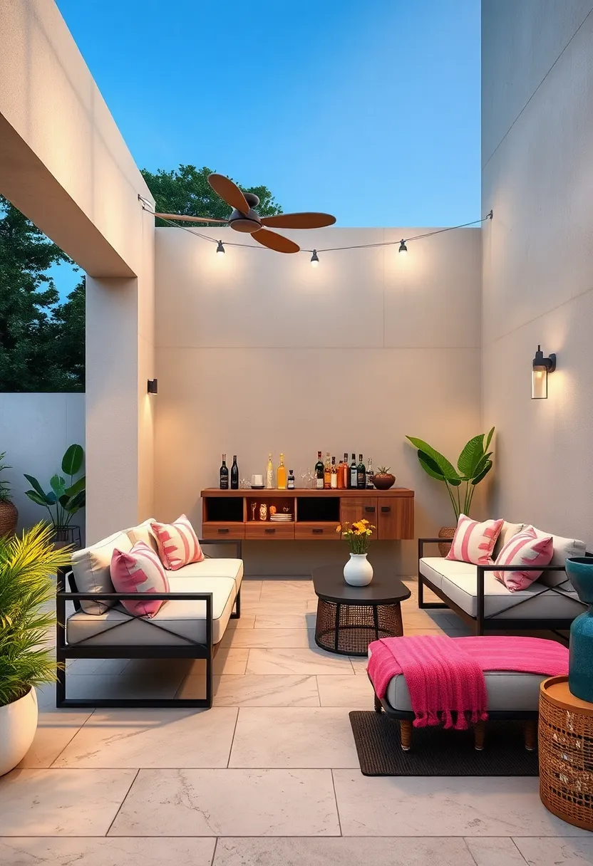 Minimalist Floating Bar Shelf to Save Floor Space