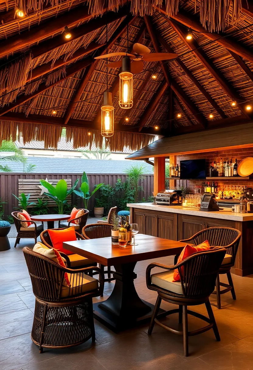 The Rum Reef – Known for its extensive rum‌ selection and tiki carvings, The Rum Reef offers a spirited dive into the tropics right in your backyard