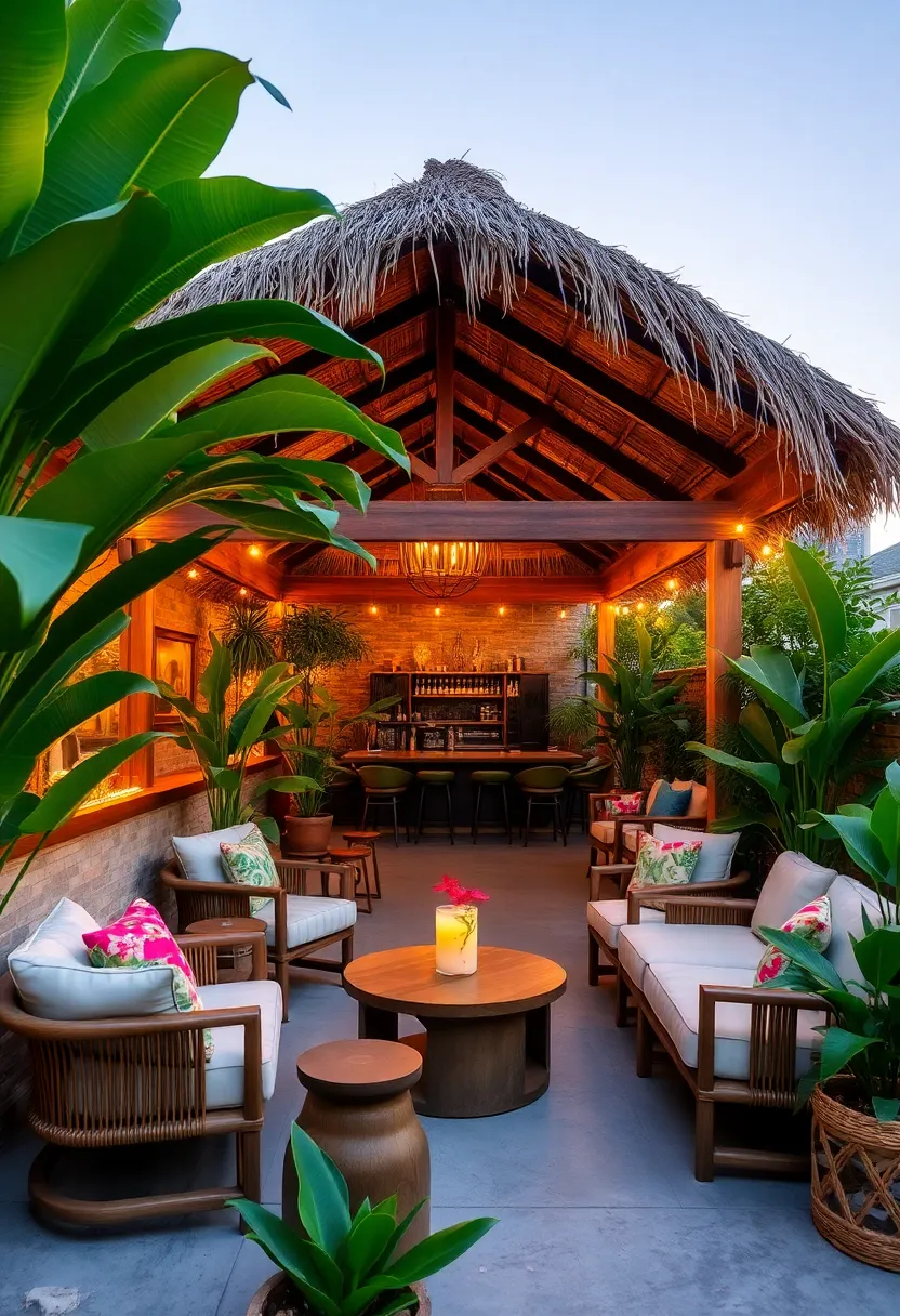 Mango Moon Patio – Surrounded by lush greenery ​and whimsical tiki statues, Mango Moon is ⁤known for its creative tiki cocktails‍ and laid-back ambiance