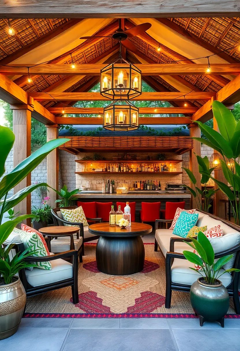 The Tiki Tranquil – Known for its serene ambiance and handcrafted tiki mugs, this patio bar transforms ⁣any evening into a tropical retreat