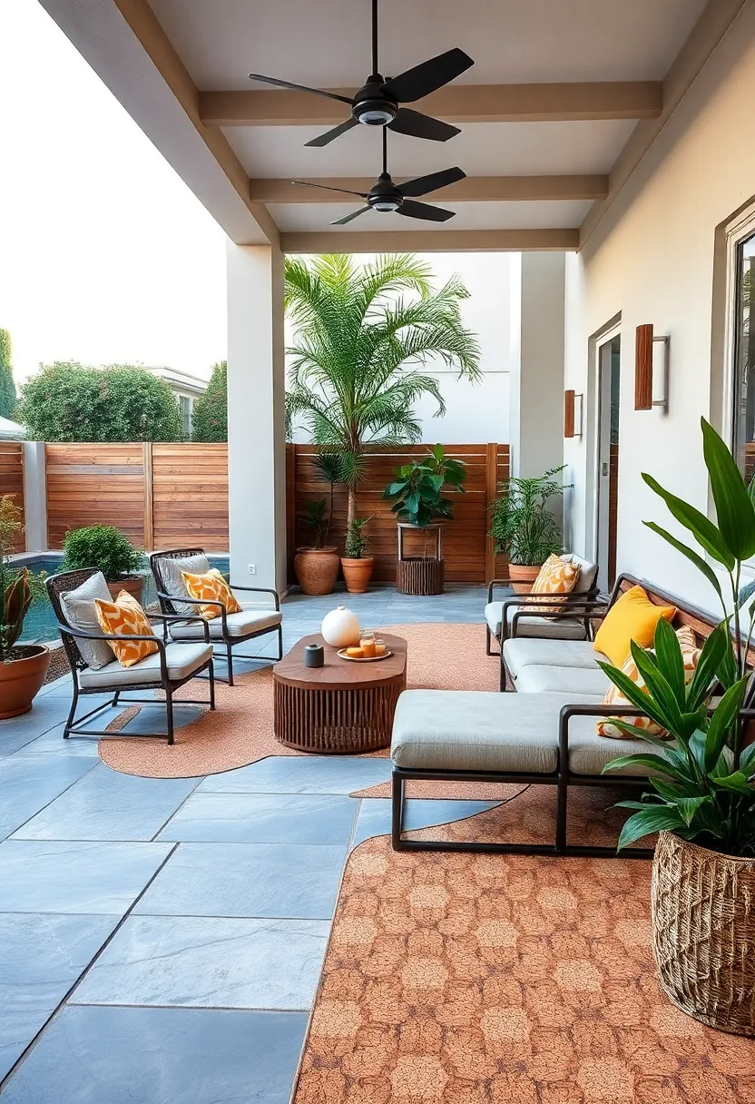 geometric⁤ Cork Shapes ‌Providing Artistic‍ Flair and⁢ Environmentally Friendly Outdoor Surfaces