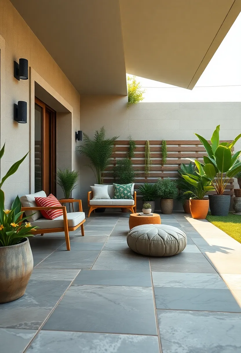 Hand-Cut⁢ Slate ‌Flooring ‍Highlighting ​Unique Textures and Earth-Friendly Sourcing for Outdoor‌ areas