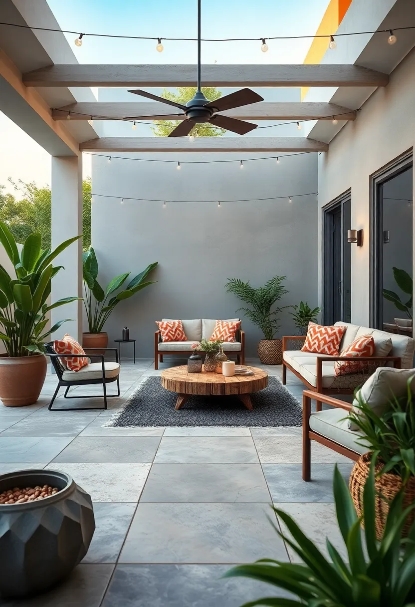 Hempcrete Inspired patio Tiles⁣ Showcasing Biodegradable‌ and Breathable ‍Flooring‍ Alternatives