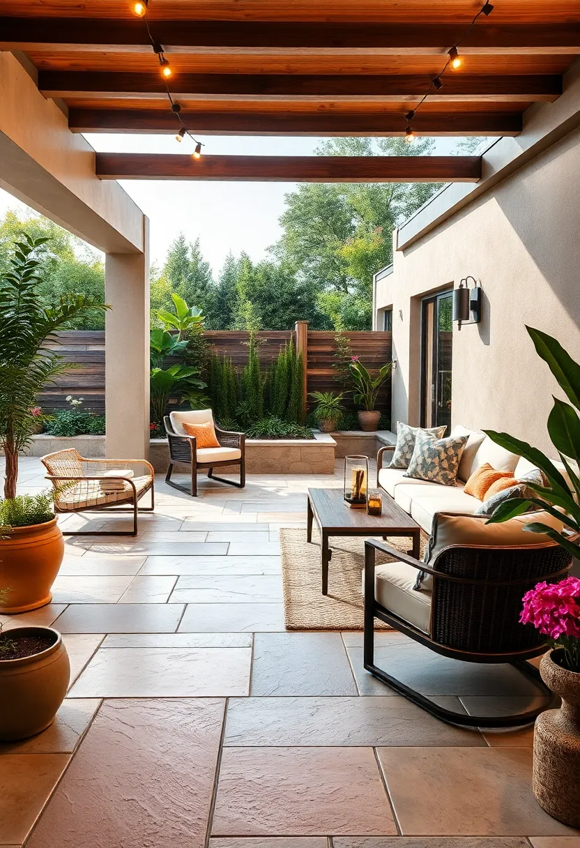 Sandstone Slabs Lending ‍Natural Texture and Earth-Tone Colors ​to Environmentally Minded Patios