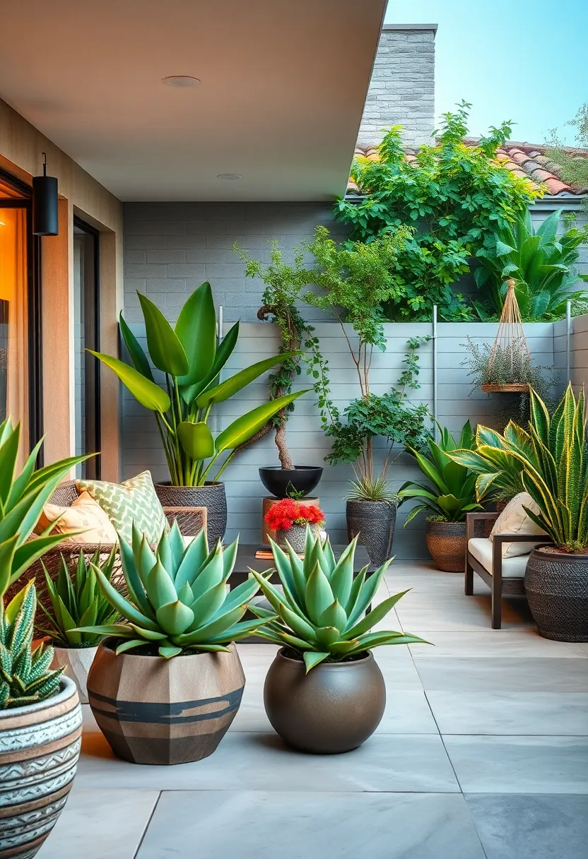 Agave – Its dramatic leaf spikes bring a desert vibe to your‌ outdoor area‍ while ‌being ‌incredibly drought-tolerant and sculptural