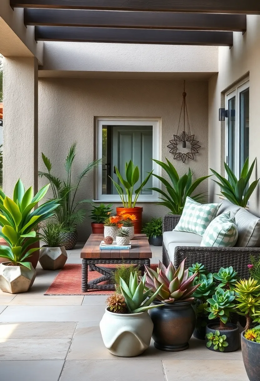 Hens and​ Chicks – ⁢An easy-to-grow succulent that spreads quickly, creating⁤ lush clusters that soften⁣ patio corners with radiating rosettes