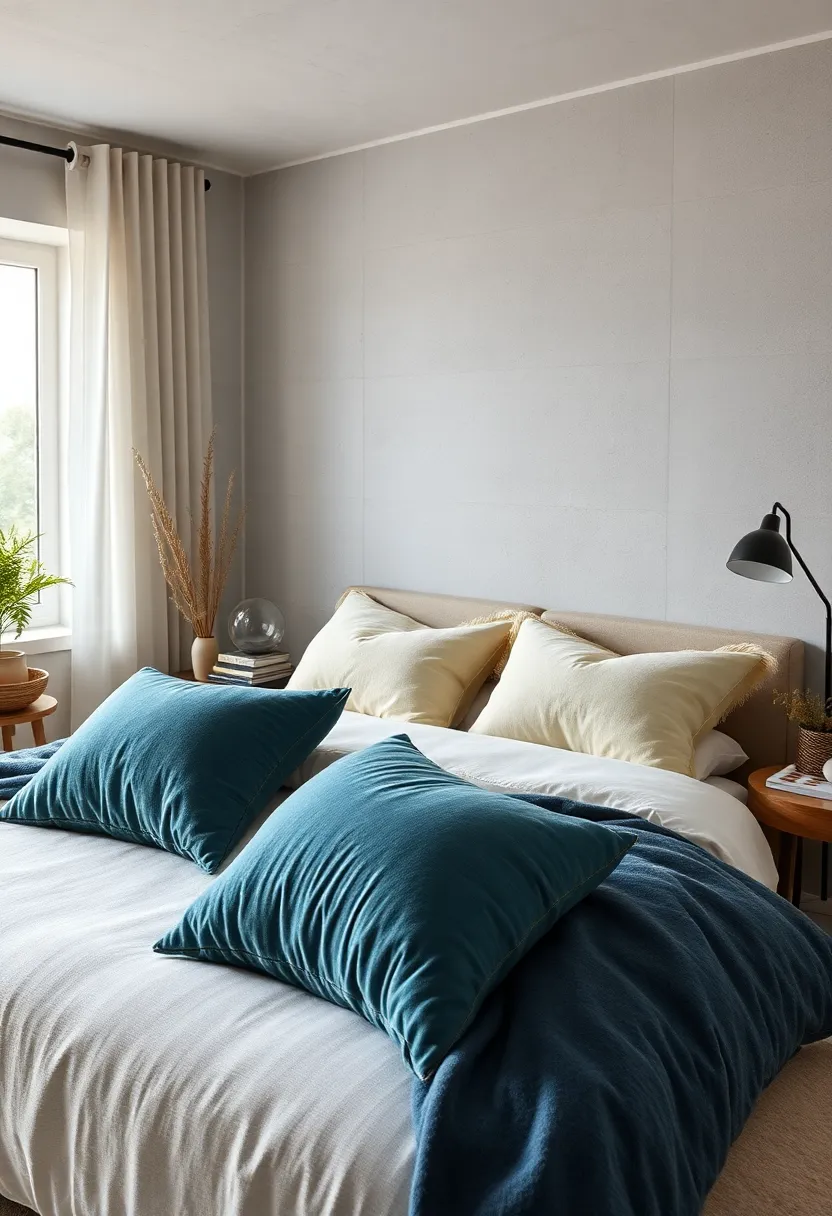 Opt ⁤for oversized lumbar pillows to create a comfortable backrest for reading or relaxing in bed