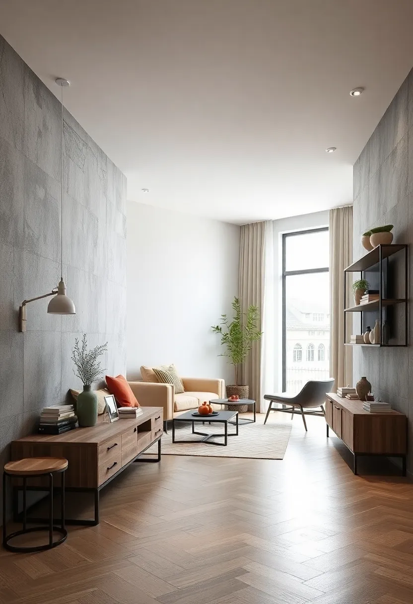 Rustic-Finished TV⁤ Stand Blending Reclaimed Wood and​ Metal