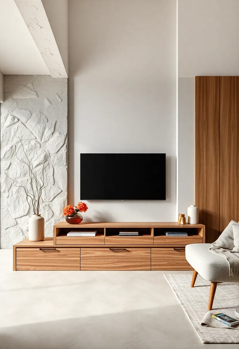 Sleek Elmwood TV Unit with Soft-Close Drawers