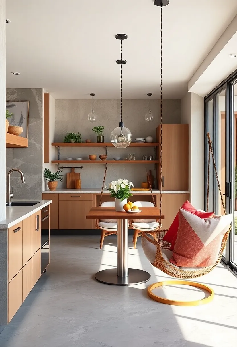 Suspended Swing Chairs for a Playful Touch