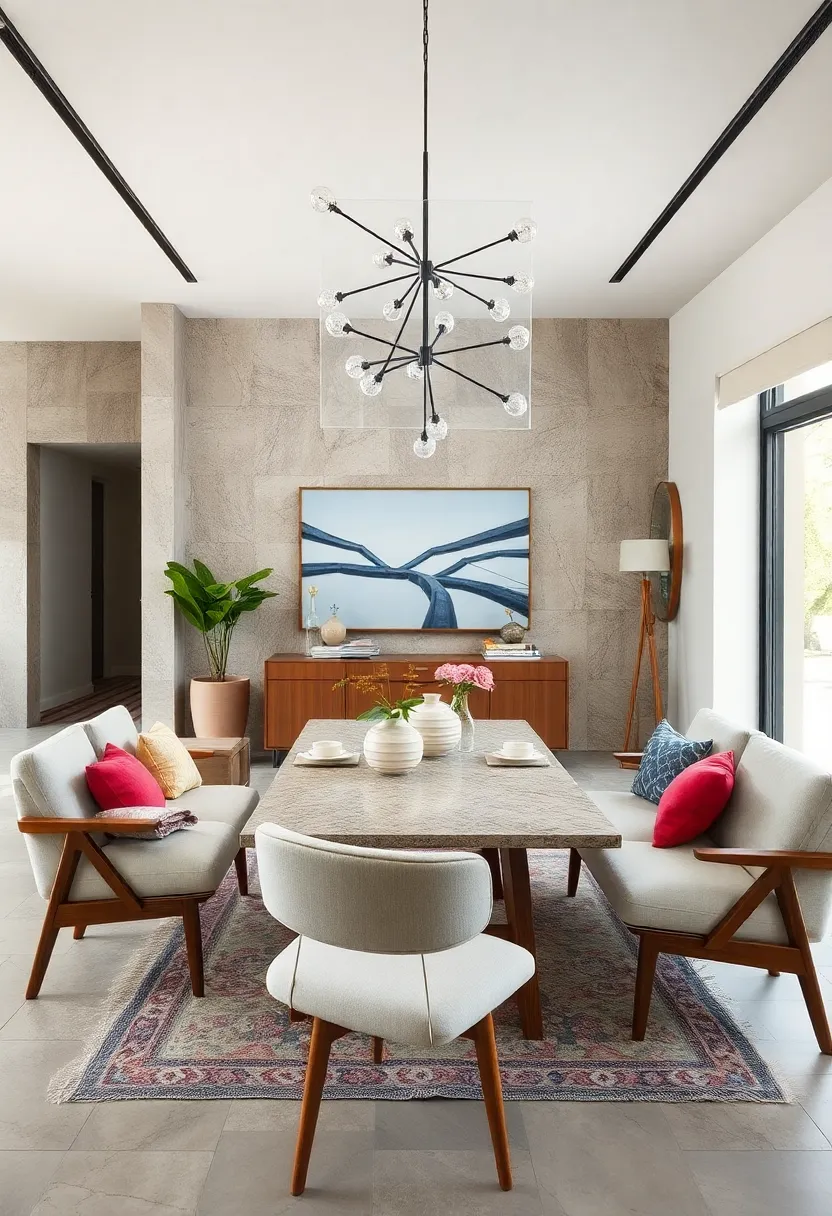 The Elegance of Mid Century ​Modern Forms Reimagined Through Sustainable Materials