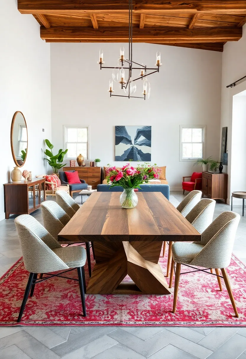 Remade ⁣Wooden Lumber into a Geometric Dining ⁤Table