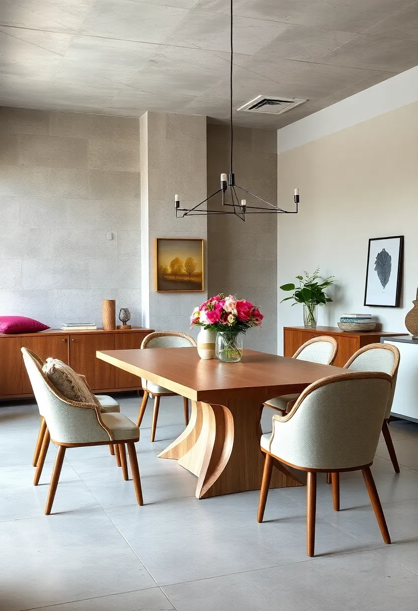 Soft Pastel Palettes Transforming Upcycled Dining ‌Furniture into Subtle Artistic ​Statements