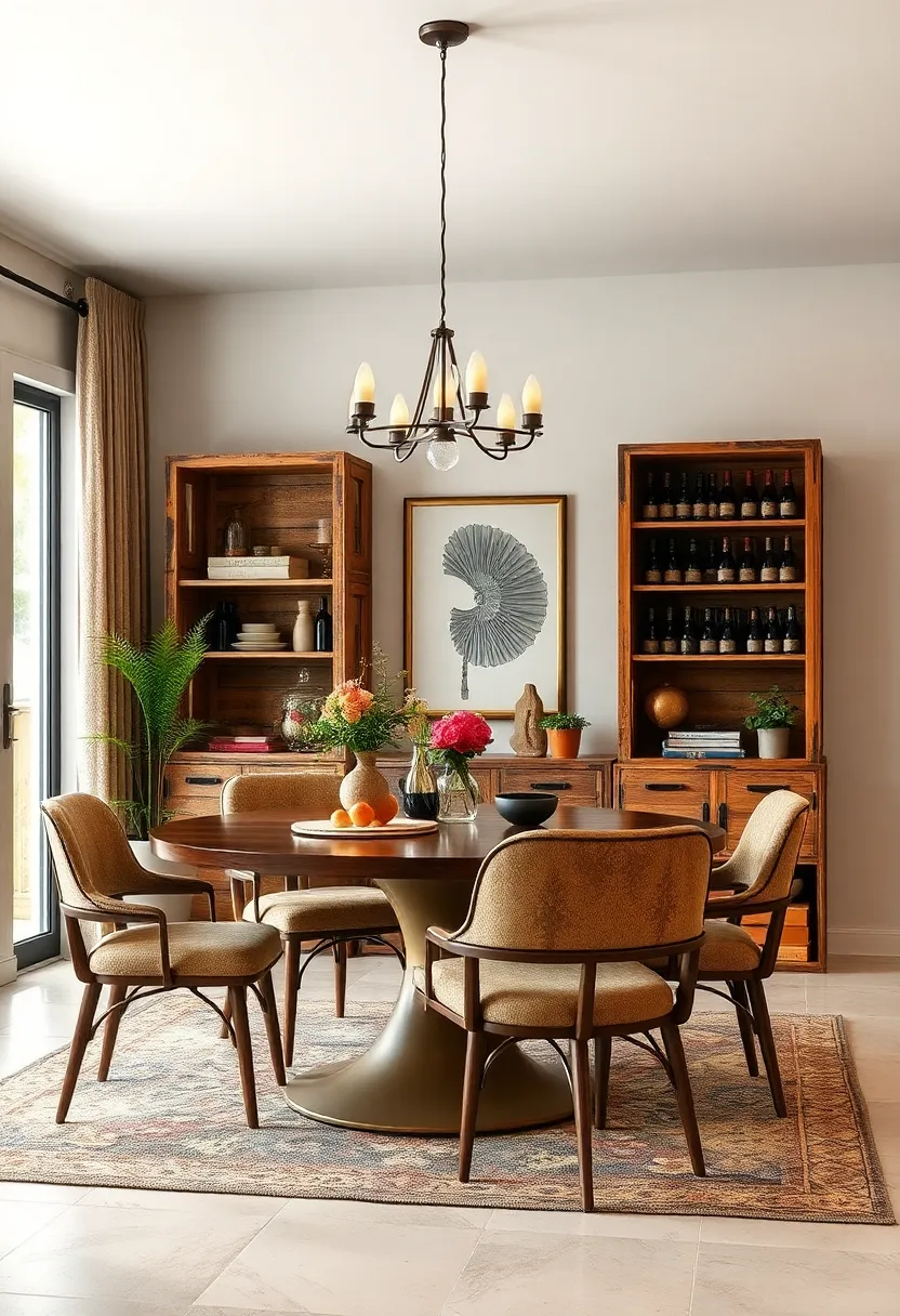 Upcycled Wine Crate Storage Cabinets for Dining Essentials