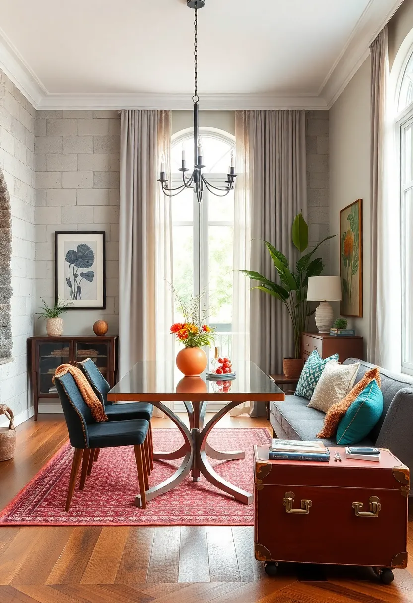 Vintage Suitcase Transformed into a Stylish side Table