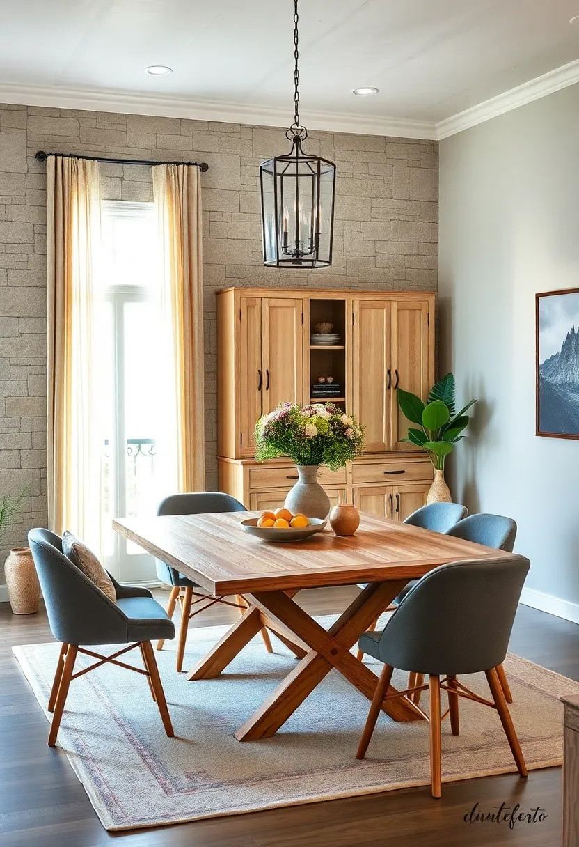 Worn Cabinet Doors Transformed into a Folding Dining Table