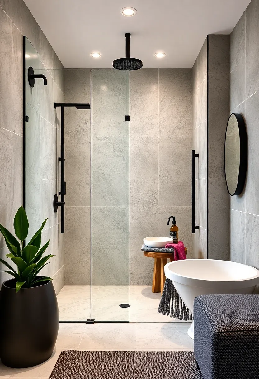 Bold Black⁤ Fixtures: Elevate your shower’s style with matte black faucets and⁤ hardware,⁢ providing a modern ⁢contrast to⁤ lighter tiles