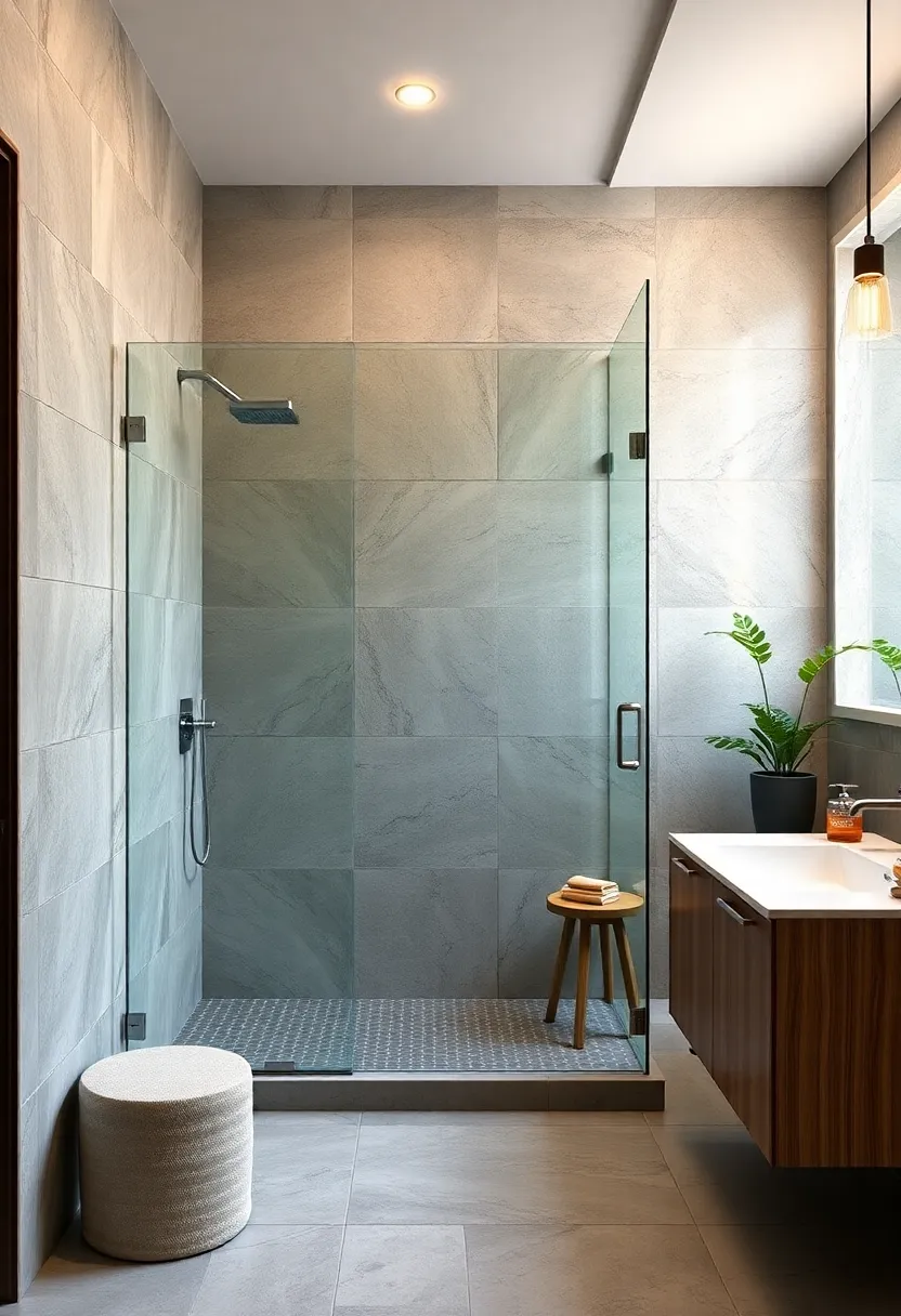 Curbless⁤ shower Design: Enhance accessibility and a seamless floor flow with curbless⁣ entrywalk ‌into‌ your ​shower