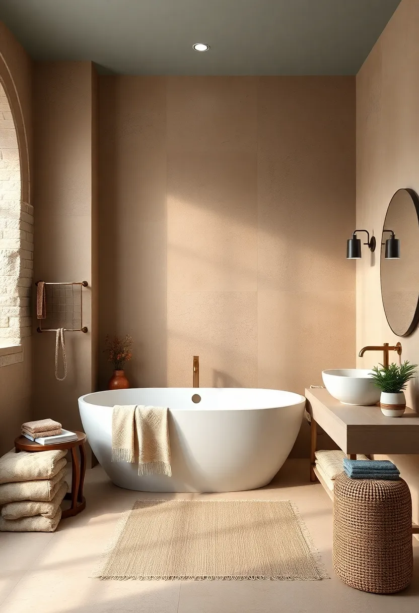 Warm Taupe ⁣and Chalk​ Blue – Balance earthy warmth with a⁤ hint of calming blue to create a peaceful bathroom retreat