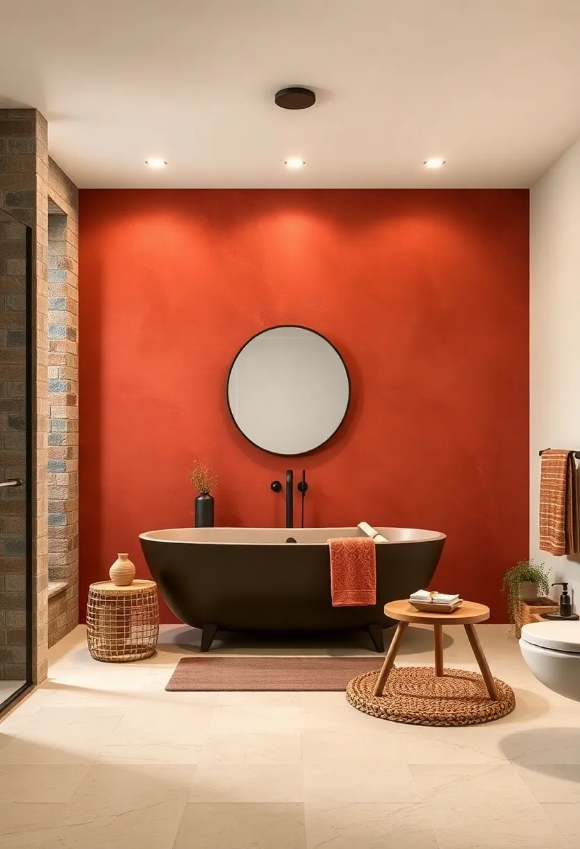 Rustic ​Brick and Cream – ⁤Channel rustic charm and warmth with deep brick reds softened by creamy walls