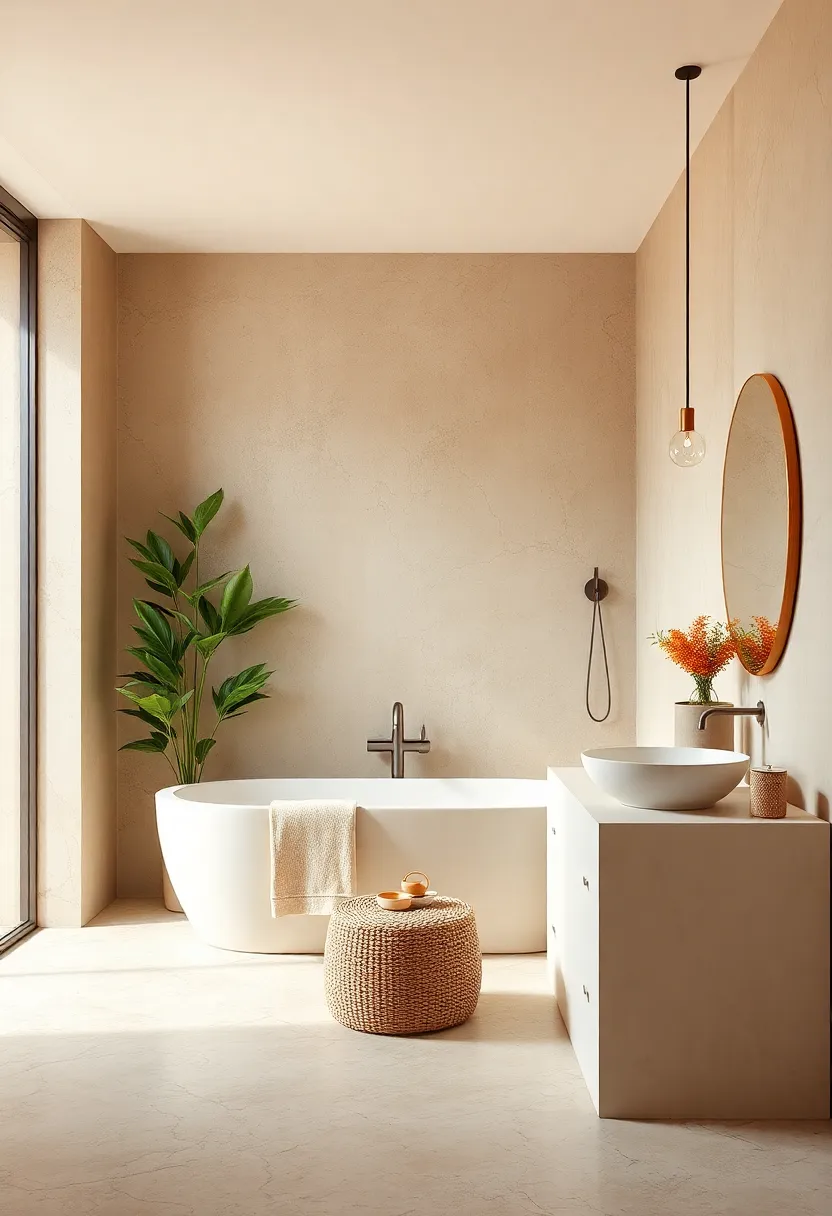 Warm Sage and ​Vanilla – Soften your bathroom with warm, muted sage ⁢tones set against creamy vanilla ​walls