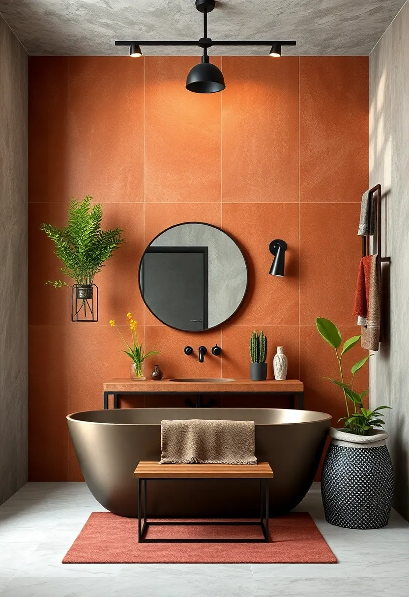 Rustic⁤ Copper and Mushroom – Blend⁢ industrial charm with comfort by mixing rustic copper tones and mushroom grays