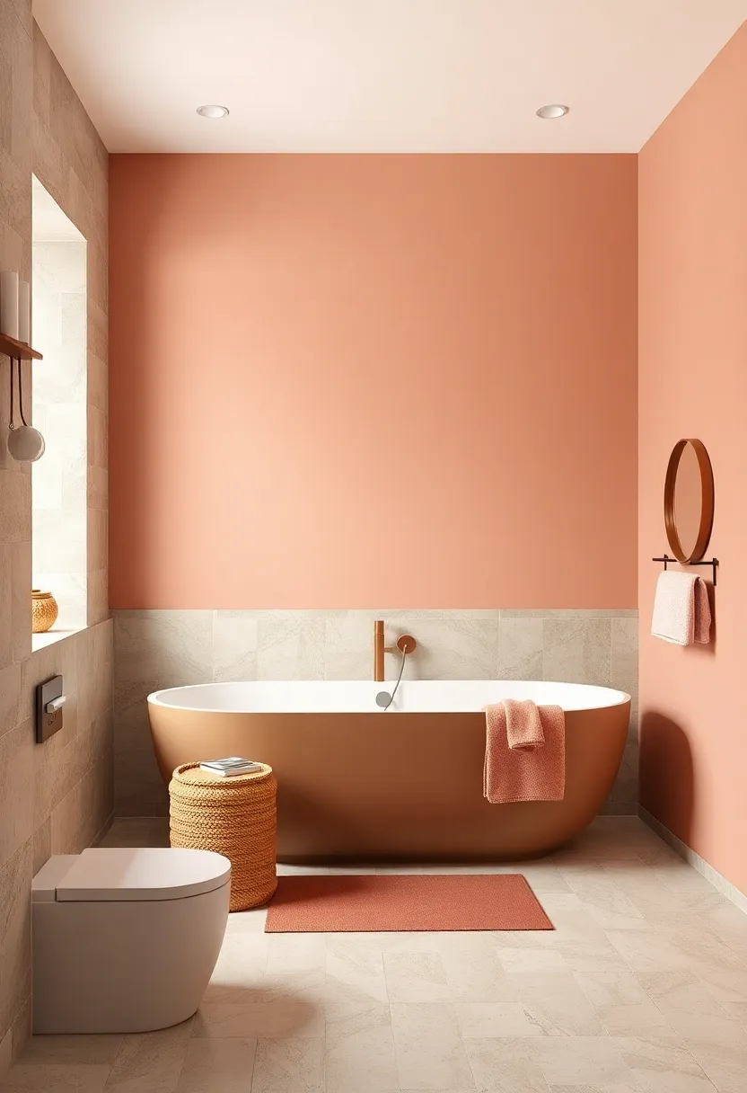 Honey Brown and Blush Pink – Generate a warm, affectionate space through the duo of honeyed browns and subtle blush