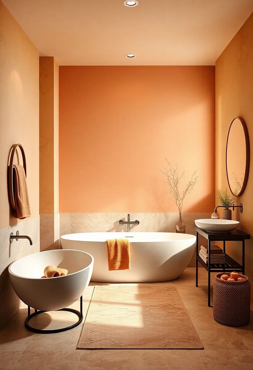 Toasted Almond and Pearl – Bring a smooth,comforting glow with toasted⁣ almond shaded walls and pearly highlights