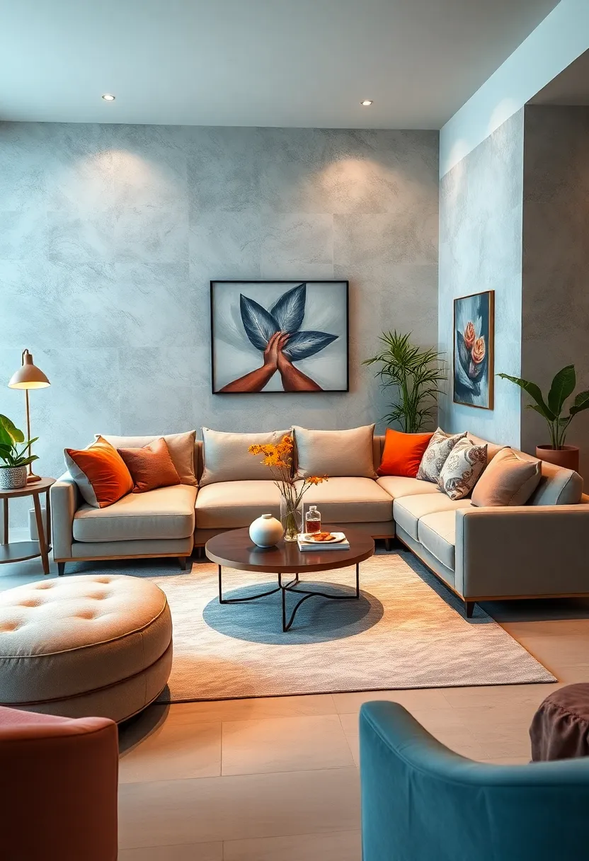 Combine a⁣ sectional with a⁢ low-profile coffee table ‌to maintain an ‍open and airy feel in smaller apartments