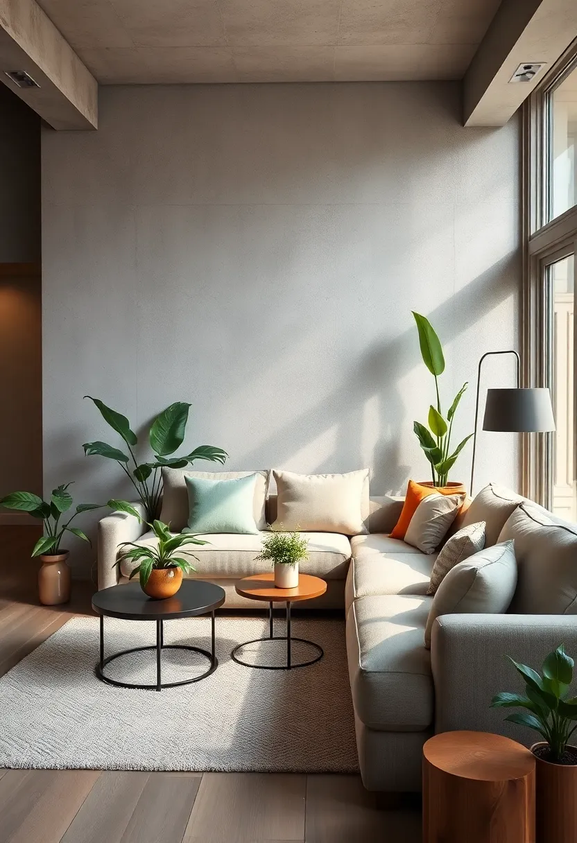 Bring in greenery around a ​neutral-toned​ sectional⁢ to add freshness⁢ and ‌create a lively yet ⁣cozy atmosphere