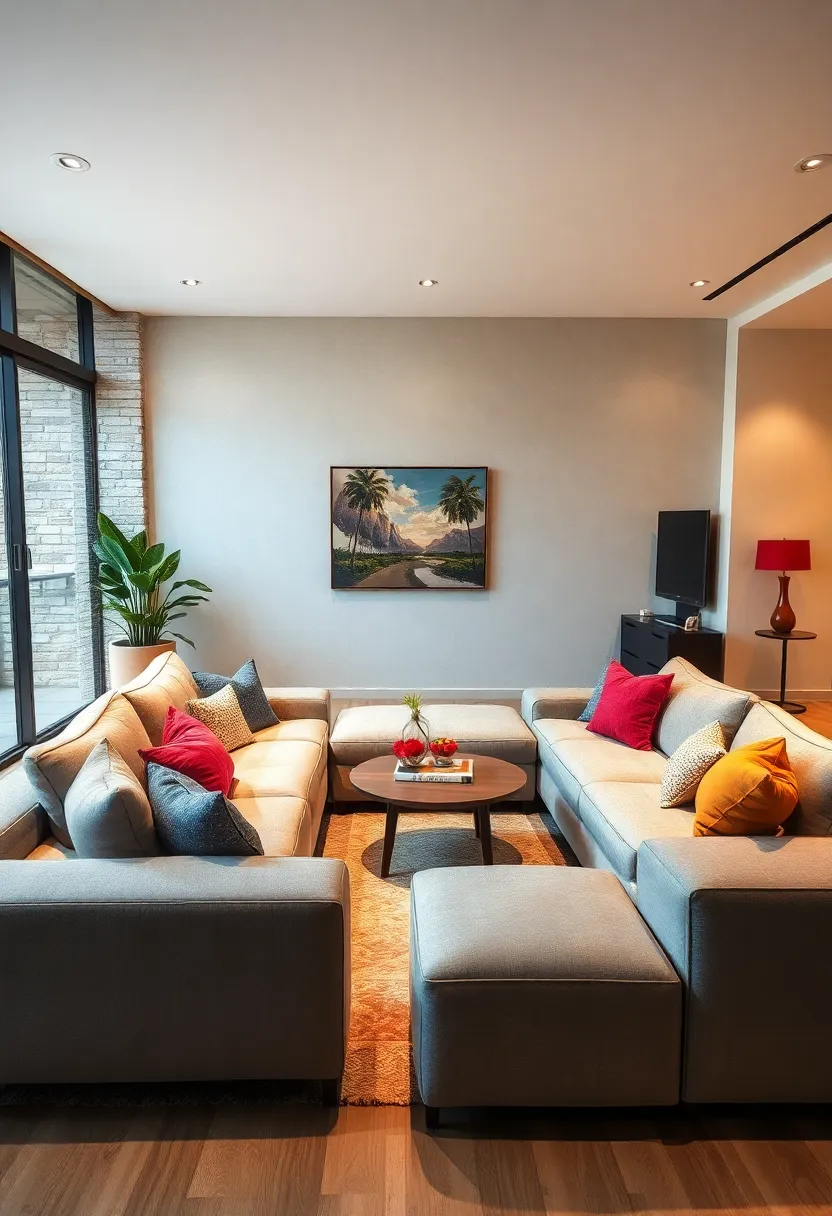 Position a⁤ U-shaped ‌sectional to ‌foster intimate⁤ conversation spots,perfect⁣ for gatherings ⁤or quiet ​nights