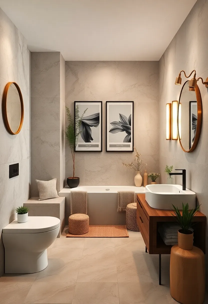 Install minimalist‍ black-and-white photography prints for a timeless, sophisticated vibe