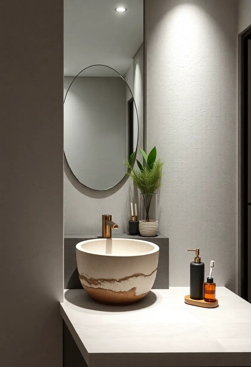Opt for a ​sleek, artistic ‌soap dispenser and matching toothbrush holder to unify the style