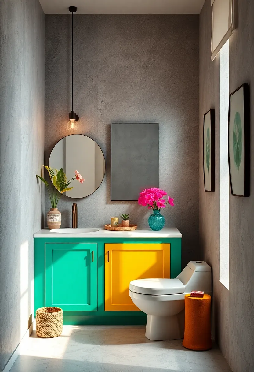 Paint the door or ⁣cabinetry in a bold, unexpected color to inject personality into the space