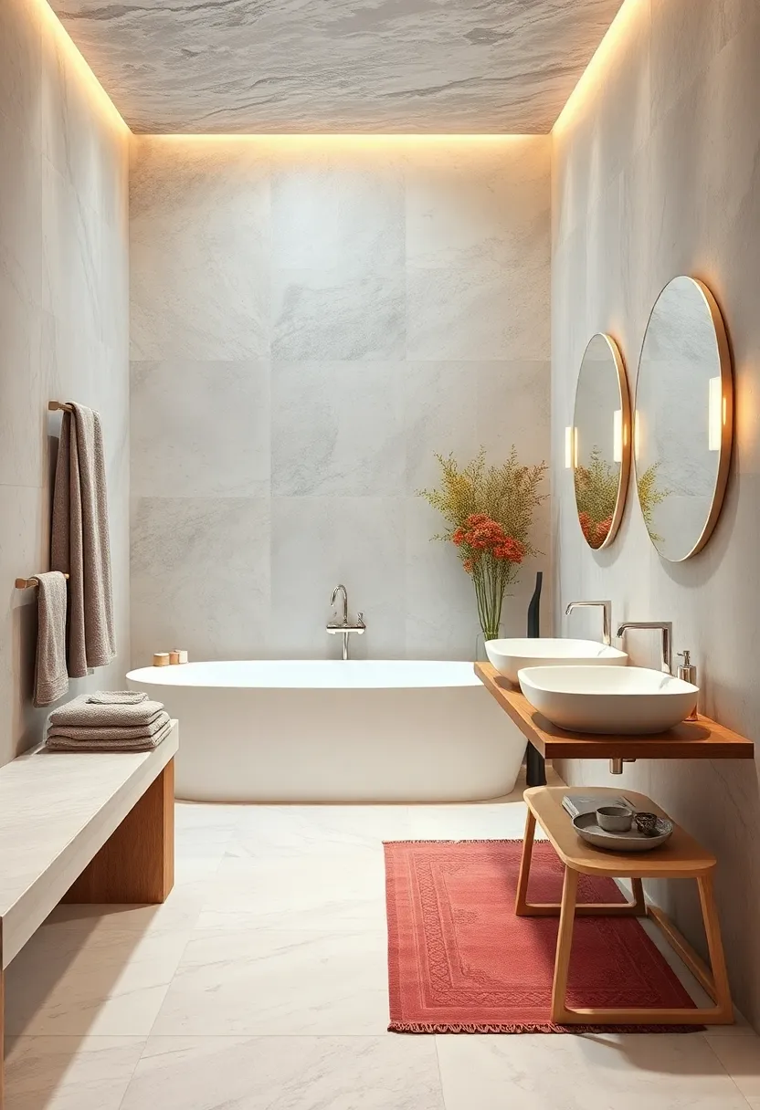 Choose large, ‍simple bath towels in solid, ⁤soft colors