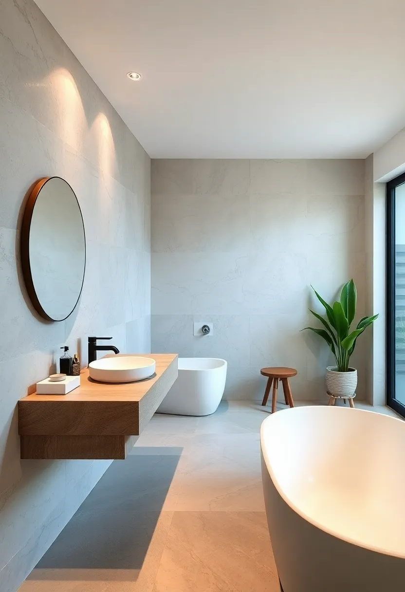 Choose sleek, wall-mounted faucets ‌for a streamlined appearance