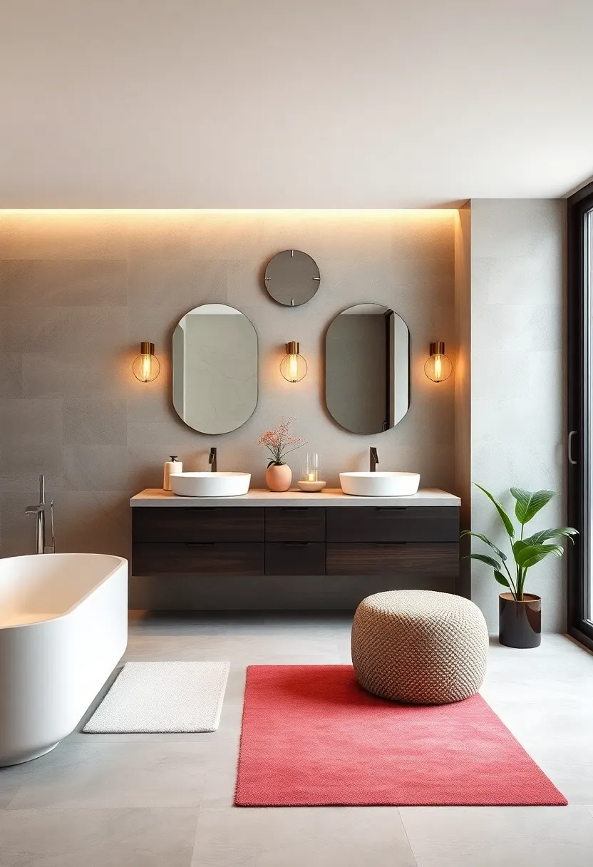 Opt for floating vanities ‍to maximize⁢ floor space and maintain a clean look