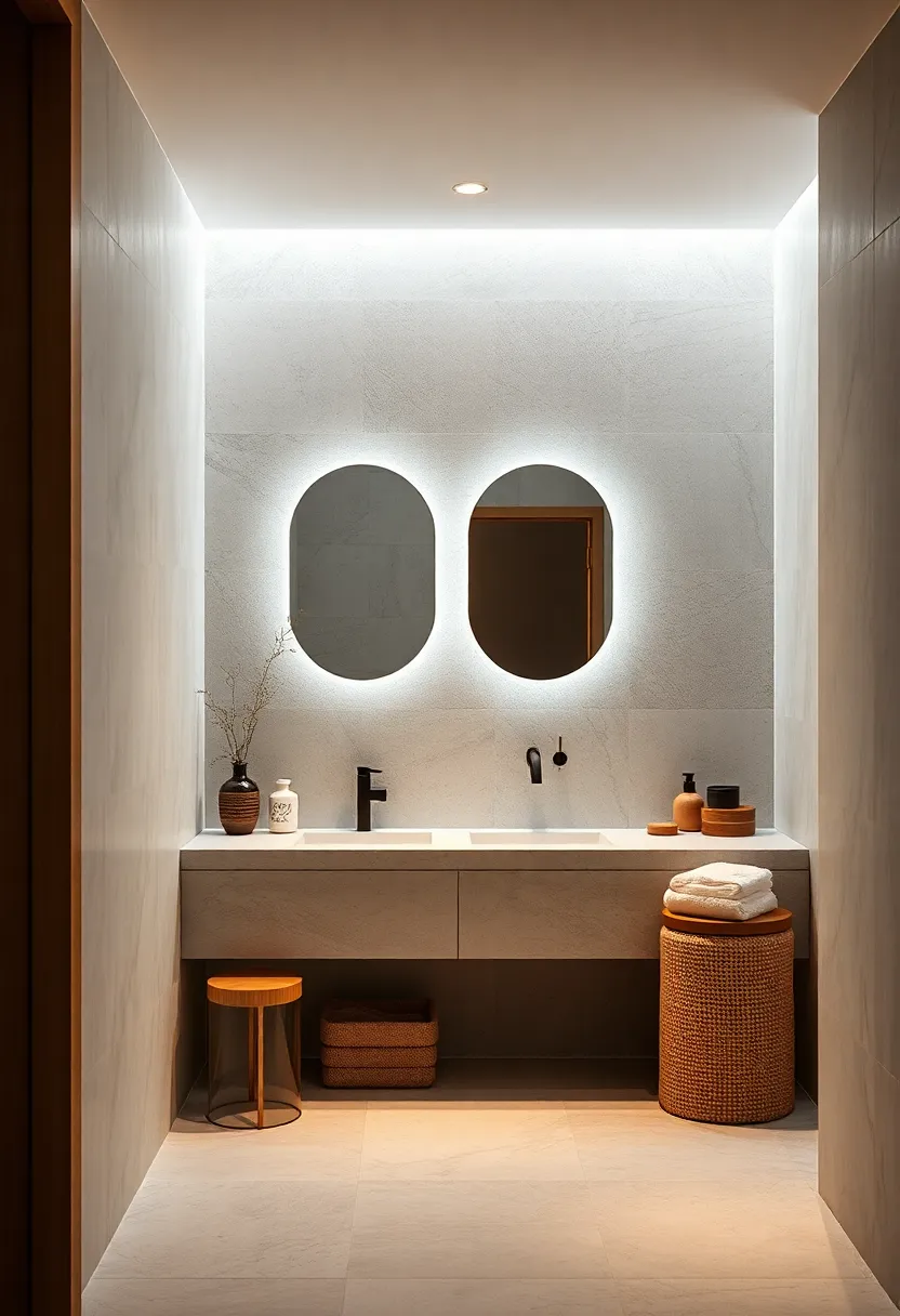 Select cabinetry​ with​ handleless doors for a smooth, uninterrupted surface